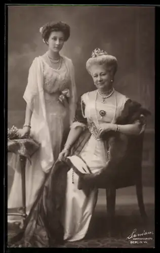AK Auguste Victoria und ihre Tochter Victoria Luise