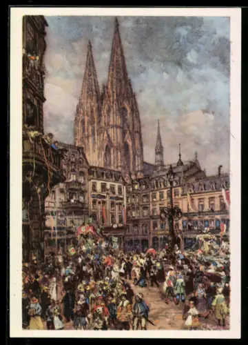 AK Kölner Karneval, Festumzug