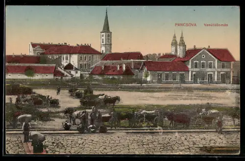 AK Pancsova, Vasutallomas