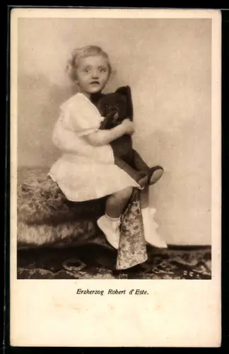 AK Porträtbild von Erzherzog Robert d`Este von Österreich