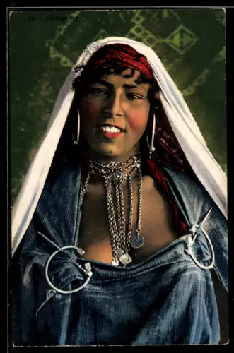 AK Bédouine, arabische Volkstypen