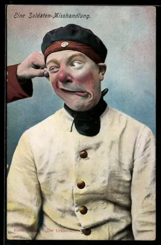AK Soldat bekommt die Ohren lang gezogen