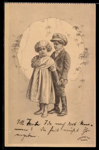 AK Carmol Reklame gegen Halsschmerzen