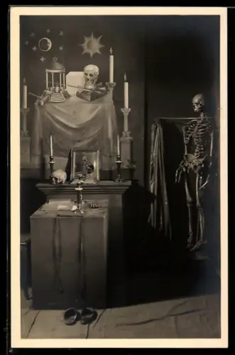 AK Erlangen, Freimaurerloge Libanon z.d. 3 Cedern, Vorbereitungszimmer