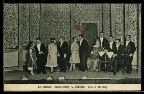 AK Hamburg, Liliputaner-Gesellschaft A. Scheuer jun.