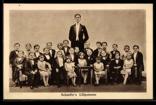 AK Schaefer`s Liliputaner, Gruppenfoto