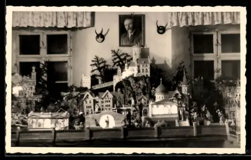 AK Modellstadt in einer Wohnstube