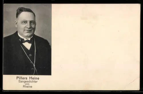 AK Sangesdichter Pillers Heine