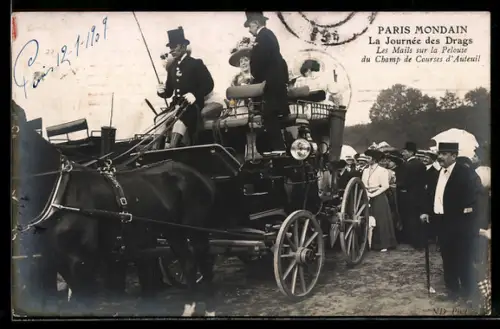 AK Paris, La Journée des Drags, Les Mails sur la Pelouse du Champs de Courses d`Auteuil