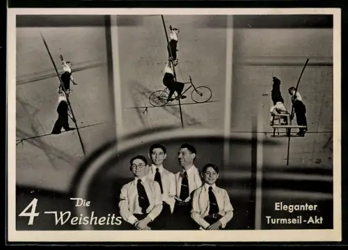 AK Die 4-Weisheits, Turmseil-Akrobaten