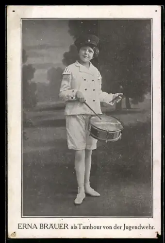 AK Erna Bräuer, Der Tambour von der Jugendwehr
