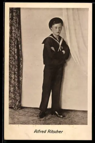 AK Varietekünstler Alfred Ritscher im Matrosenanzug