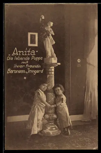 AK Liliputaner Anita mit ihrer Freundin Baroness Irmgard