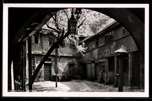 AK Weimar, Krakow-Haus, Innenhof