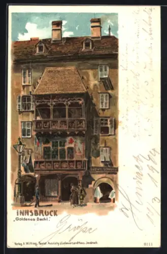Präge-Lithographie Innsbruck, Goldenes Dachl