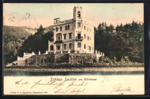 AK Maria Wörth am Wörthersee, Schloss Sekirn