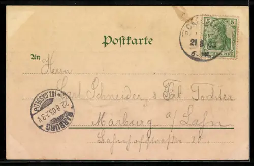 Lithographie Ruine Stolzenfels am Flussufer