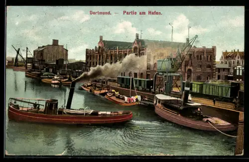 AK Dortmund, Partie am Hafen