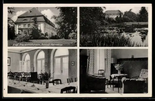 AK Harnekop, Evgl. Frauenhilfsheim, Schloss Harnekop, Speisesaal, Aufenthaltsraum