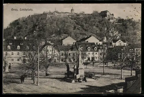 AK Graz, Lendplatz, Schlossberg