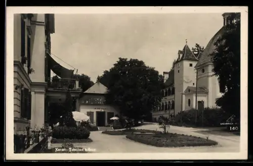 AK Tobelbad b. Graz, Mit Kurhaus und Kirche