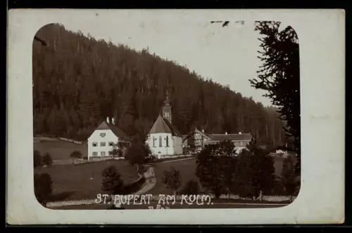 AK St. Rupert am Kulm, Kirche mit Gehöften