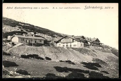 AK Puchberg am Schneeberg, Hotel Hochschneeberg