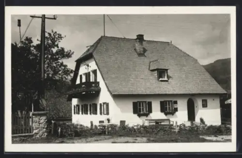 Foto-AK Anger /Obb., Hotel Pension Haus Hugo 1938
