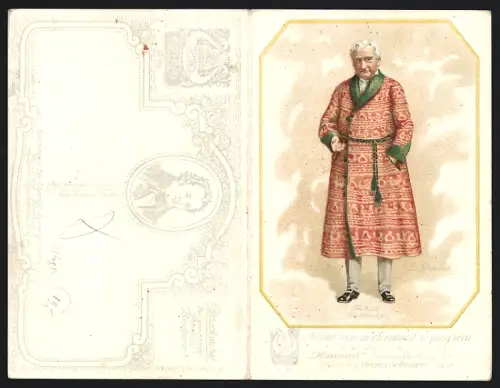 Klapp-AK Könnt man noch einmal so jung sein, Wiener Lied aus dem Singspiel Hannerl v. Franz Schubert, Operette