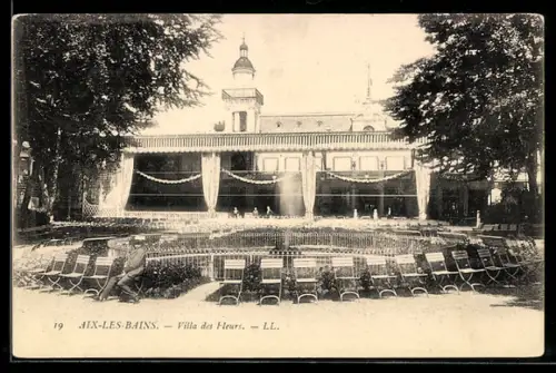 AK Aix-les-Bains, Villa des Fleurs