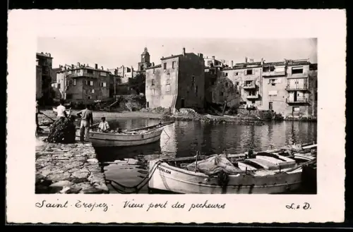 AK Saint-Tropez /Cote d`Azur, Vieux port des pecheurs