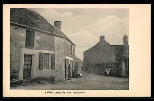 AK Lavau-sur-Loire /Loire-Inf., Rue Jean-Jacques