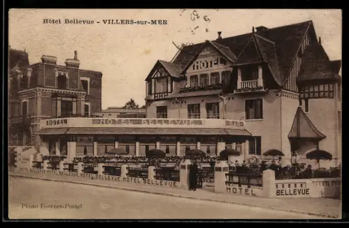 AK Villers-sur-Mer, Hôtel Bellevue