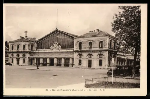 AK Saint-Nazaire /Loire-Inf., La Gare