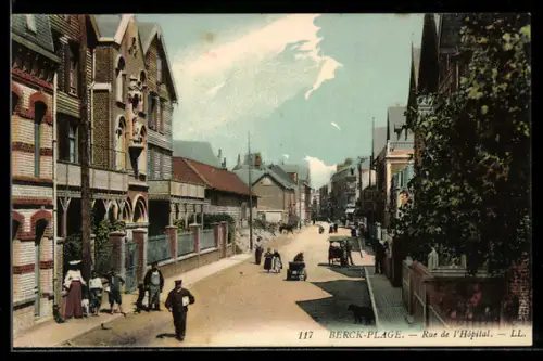 AK Berck-Plage, Rue de Hôpital
