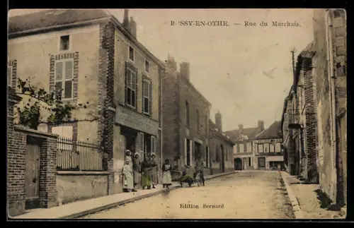 AK Bussy-en-Othe, Rue du Marchais