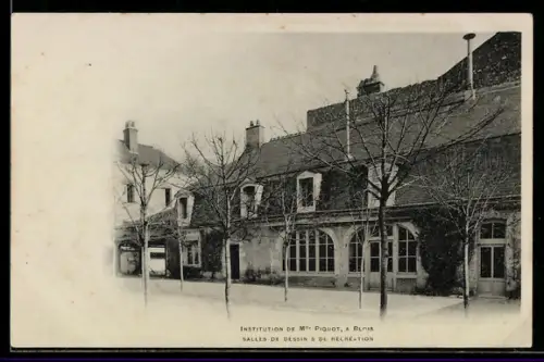 AK Blois, Institution de Mlle Piquot, Salles de Dessin & de Rècreation
