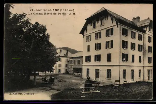 AK Villard-de-Lans, Le Grand Hôtel de Paris
