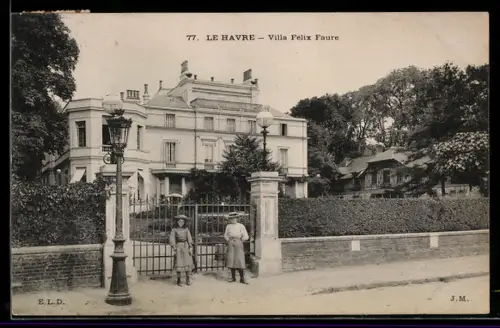 AK Le Havre, Villa Felix Faure