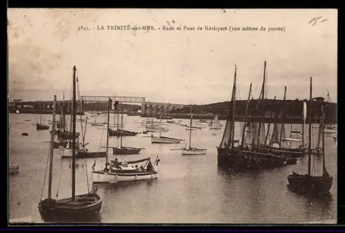 AK La Trinité-sur-Mer, Rade et Pont de Kérispert