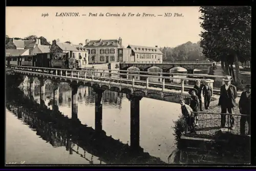 AK Lannion, Pont du Chemin de Fer de Perros