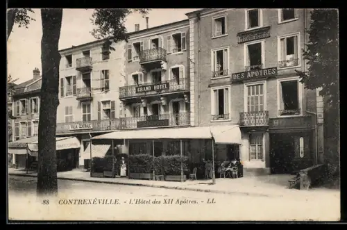 AK Contrexéville, L`Hotel des XII Apôtres