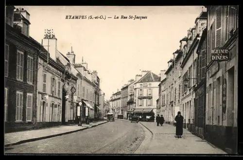 AK Etampes /S.-et-O., La Rue St-Jacques