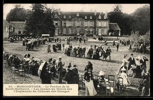 AK Moncontour, Le Pardon de la Saint-Mathurin, Les danses au biniou sur l`Esplanade du Chateau des Granges