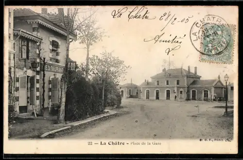 AK La Châtre, Place de la Gare