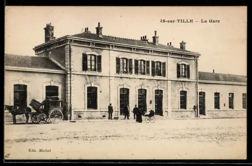AK Is-sur-Tille, La Gare