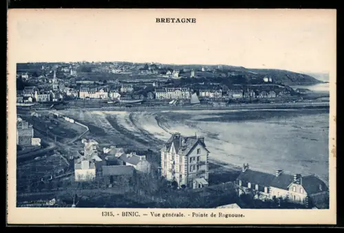 AK Binic, Vue generale, Pointe de Rognouse