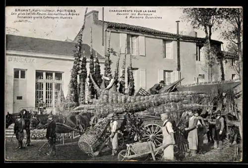 AK Poitiers, Chargements pour la gare