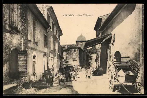 AK Mérindol, Rue Villeneuve