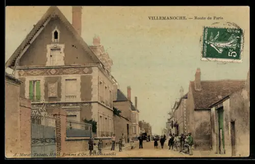 AK Villemanoche, Route de Paris